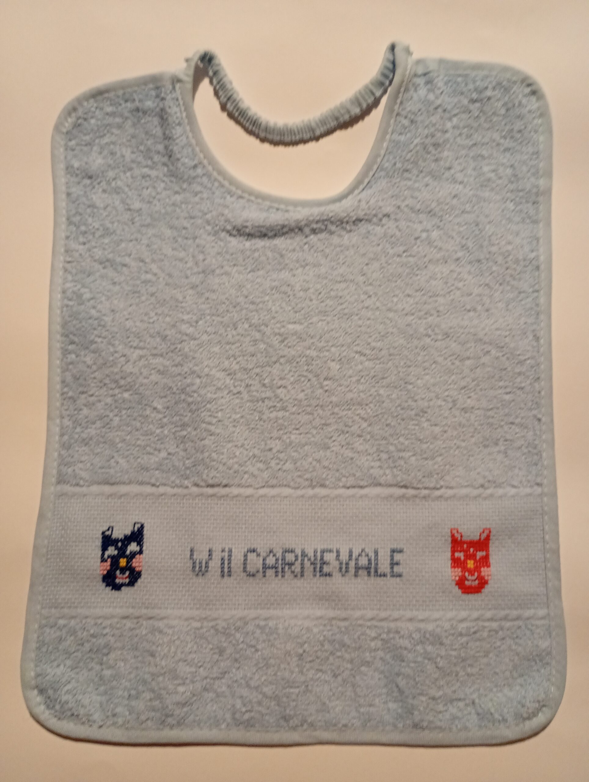 Bavaglini pappa/asilo disegno carnevale - immagine 2